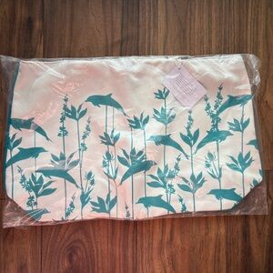 Floral Print Tote Bag Clarins